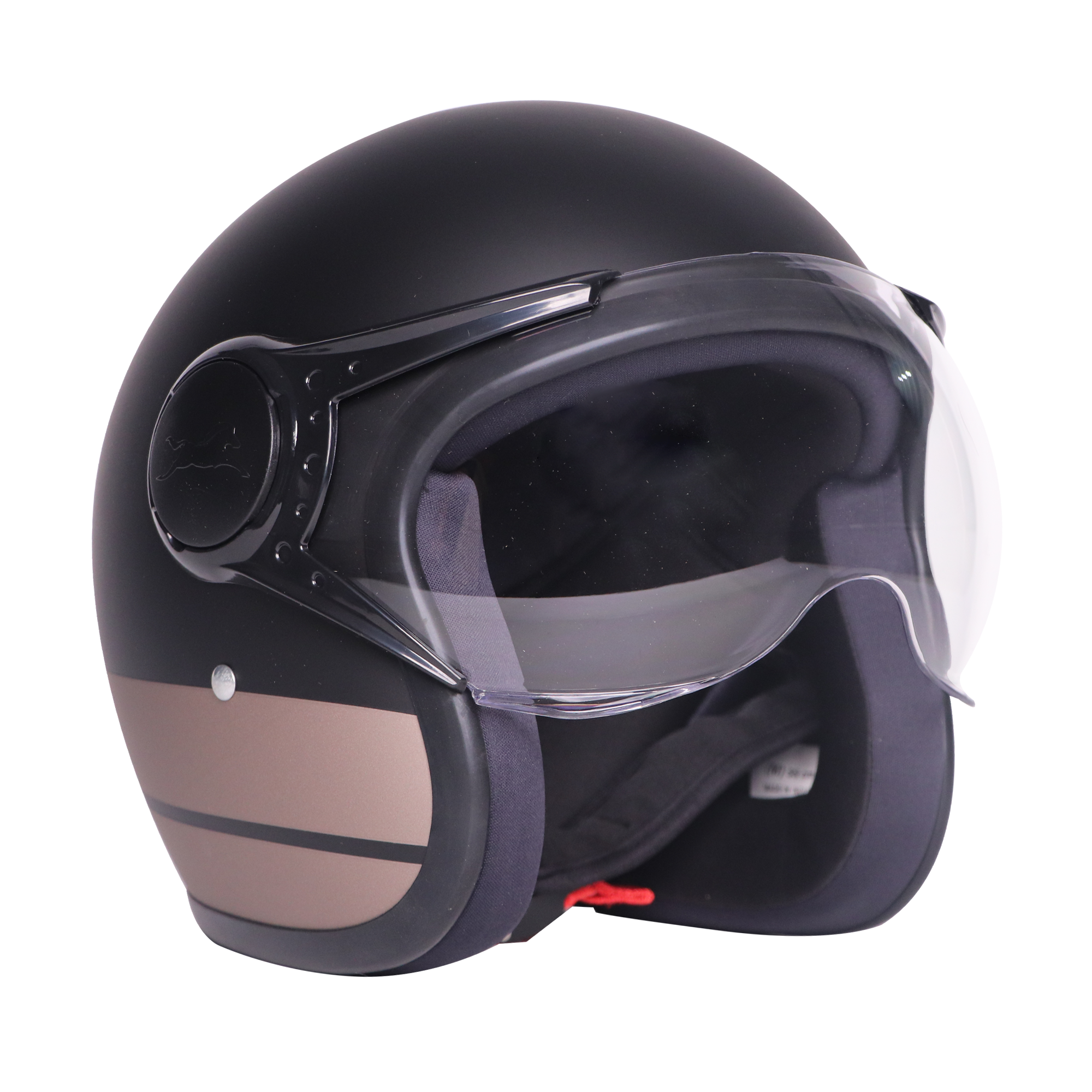 TVS J110 Half Face Helmet, Galactic Copper Matte